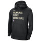 Nike Ανδρικό φούτερ Milwaukee Bucks Dri-FIT Nike Ανδρικό φούτερ Milwaukee Bucks Dri-FIT